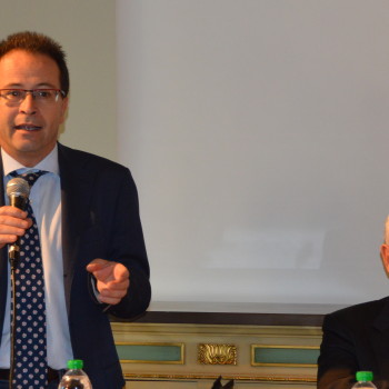 Il professor Roberto Trevisan (a sinistra) e il dottor Giambattista Negretti (Presidente ADB)
